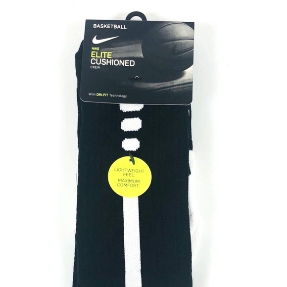 nike elite cushioned crew basketball socks